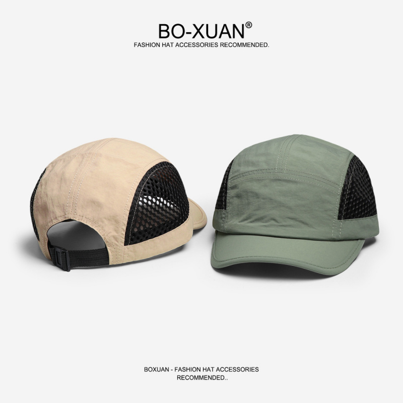 일본 스타일 짧은 챙 컬러 블록 통기성 메쉬 남성 여름 - Aquatic Sports Hat 리뷰 및 가격