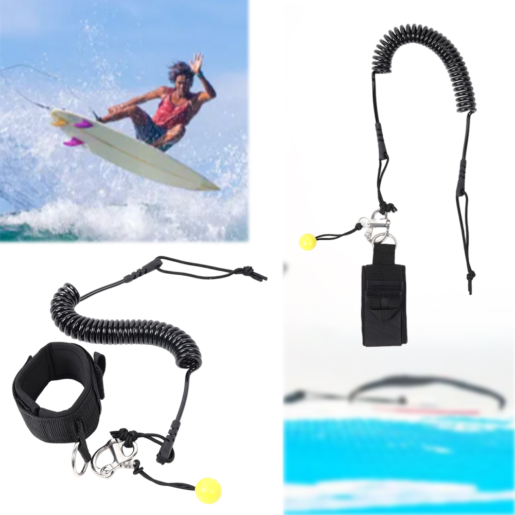 서프보드 발목 스트랩 조절 가능한 서프보드 코일형 리쉬 - Surfboard Leash Ankle 리뷰 및 가격