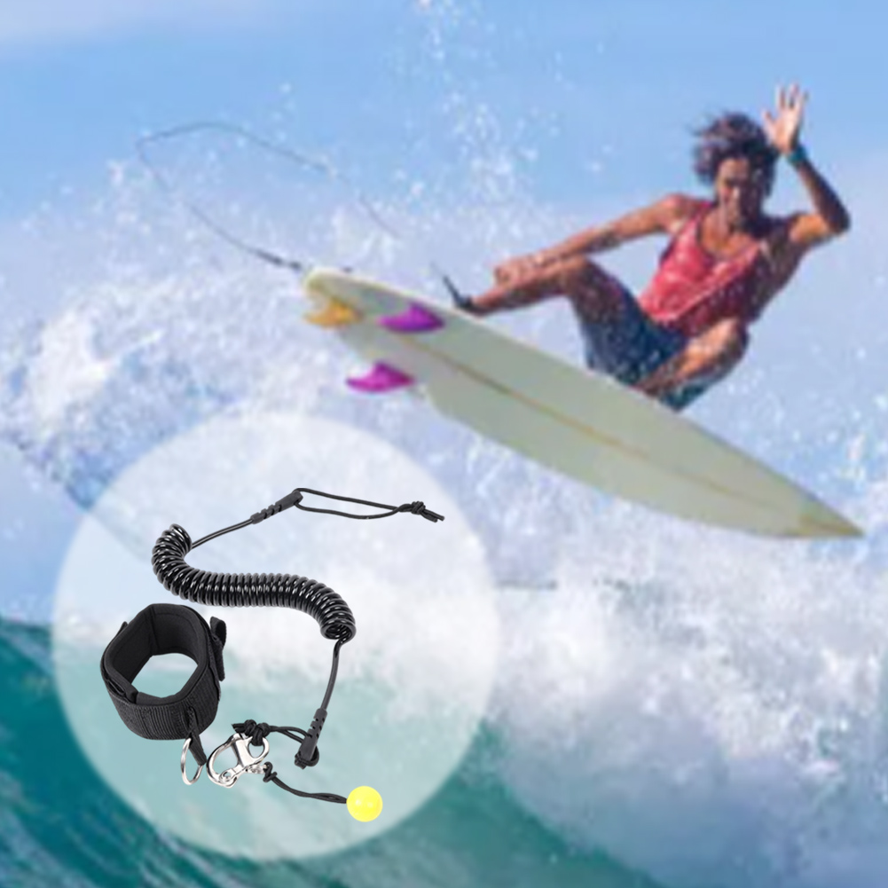 서프보드 발목 스트랩 조절 가능한 서프보드 코일형 리쉬 - Surfboard Leash Ankle 리뷰 및 가격