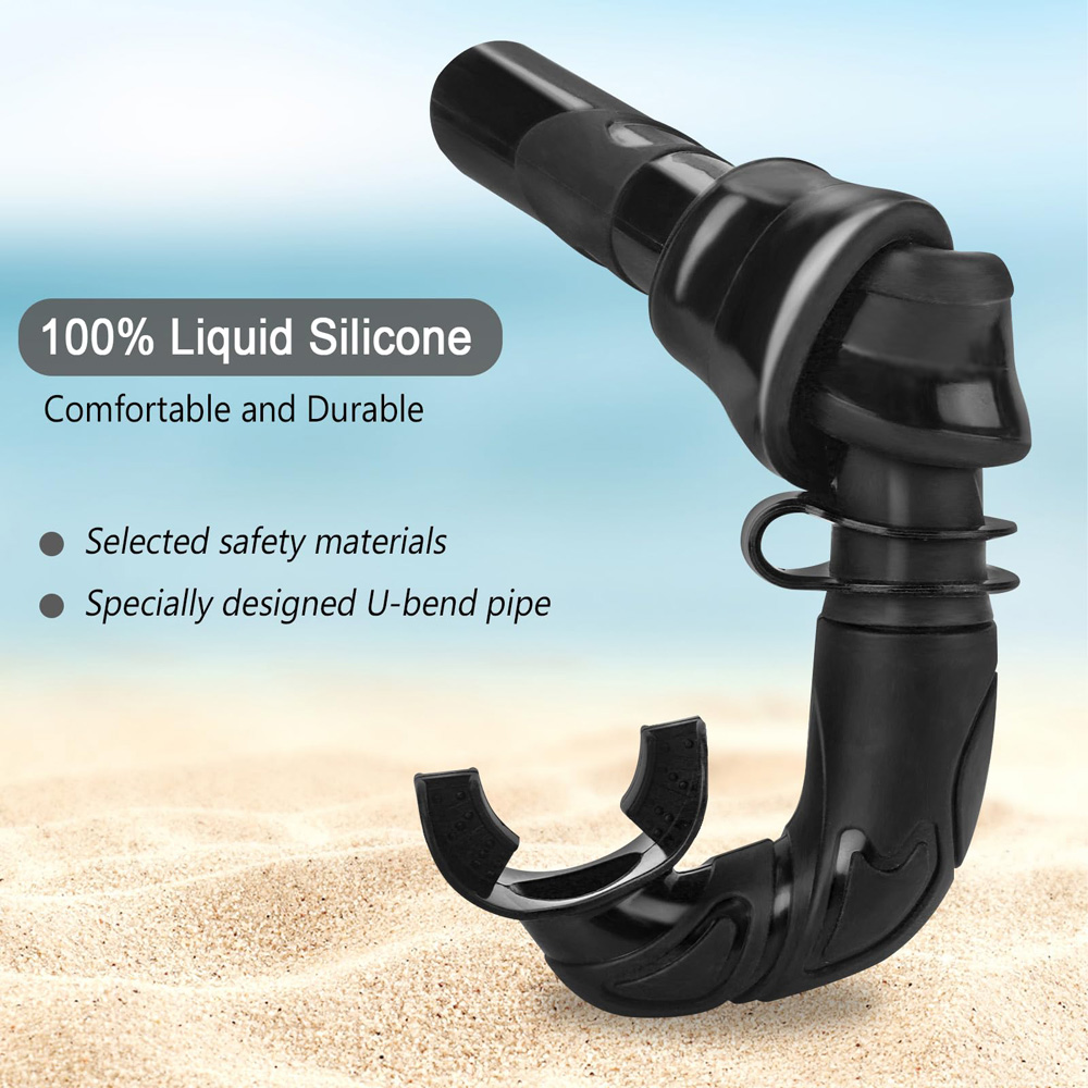 부드러운 실리콘 다이빙 스노클 휴대용 접이식 쉬운 호흡 - Snorkel Dry Top 리뷰 및 가격